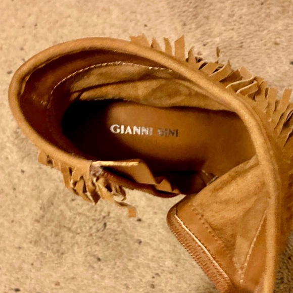 GIANNI BINNI Keyara Suede Stiletto Heel Booties - Picture 5 of 9